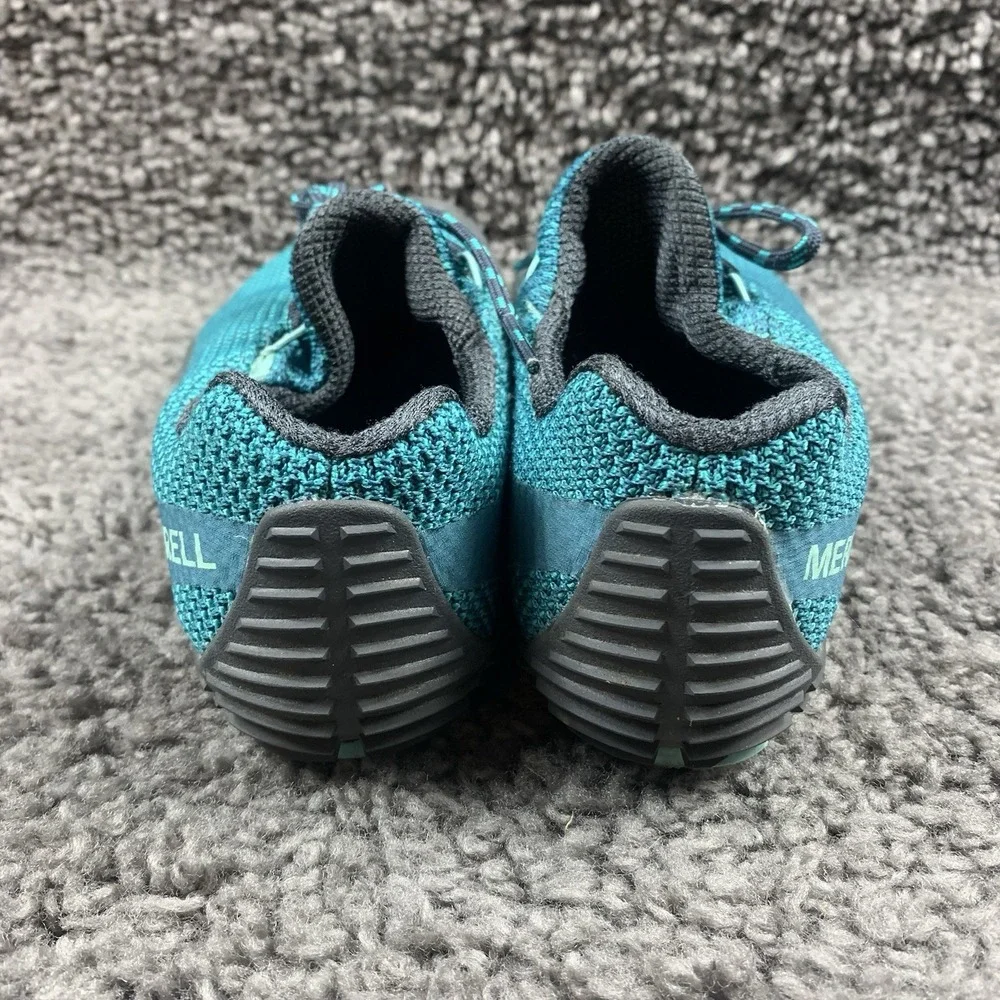 Merrell Dragonfly Turquoise Move Glove Trainers Sneakers Vibram Sole Women's 7.5
